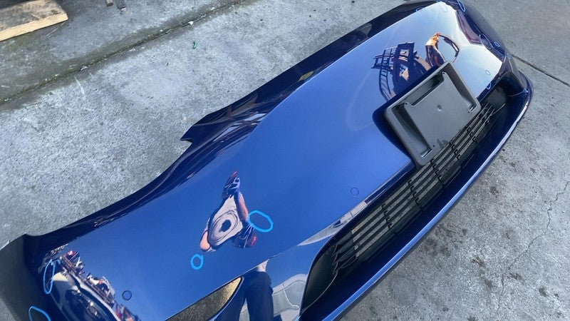 2020-2023 Tesla Model Y MY Front Bumper Cover w/ Grille & Park Sensor Blue PPSB