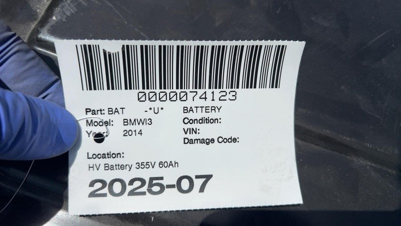 7625068 ⭕ 14-17 BMW i3 Single (One) Battery Cell Pack with CSC Module 60Ah 355V 7625068