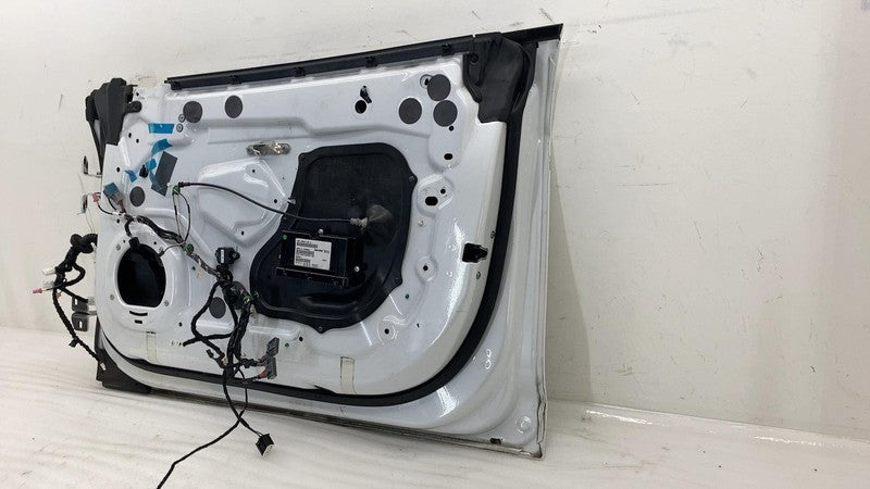 ⭕ 12-15 Tesla Model S Front Passenger Side Door Shell Panel Right White - PPSW