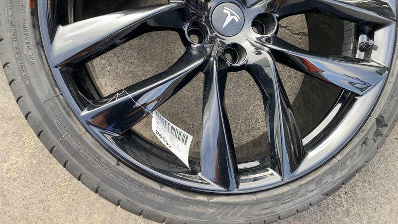 ⭕ 16-20 Model S Wheel Rim Front 21x9.0 Arachnid Rear 21x8.5 w/ Tire 24