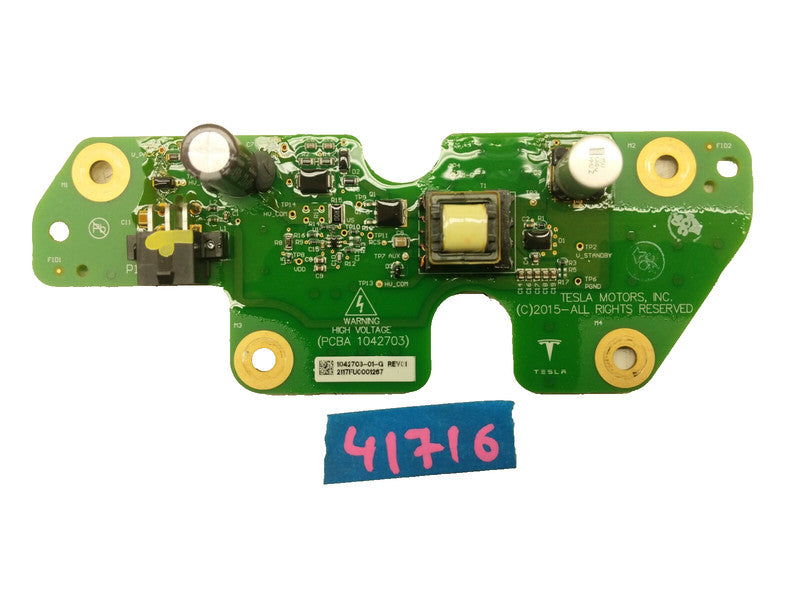 1042703-01-G ⭕ 12-20 Tesla Model S X High Voltage HV Battery Unit Board Module 1042703-01-G