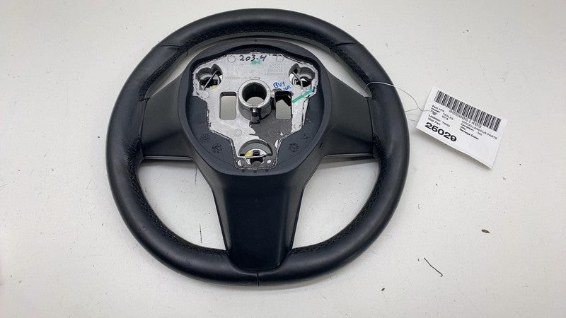 110532469F ⭕ 2017-2020 Tesla Model 3 M3 Steering Wheel Leather Black Assembly 1105324-69-F