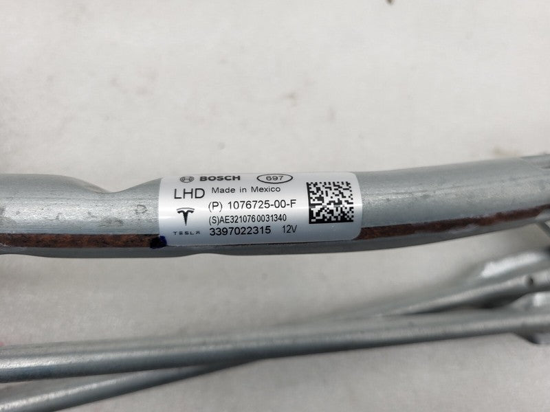 107672500F ⭕ 2019-2023 Tesla Model 3 M3 Front Windshield Wiper Linkage & Motor 1076725-00-F