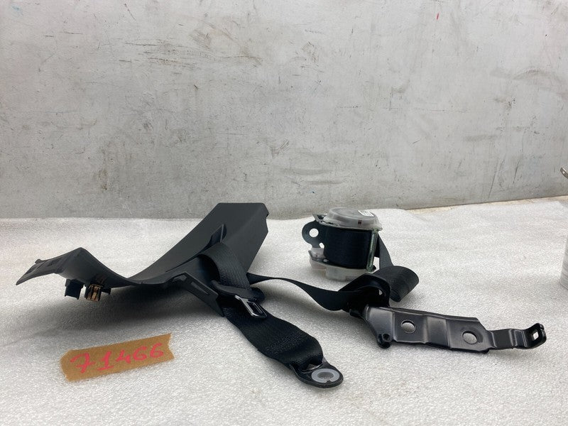 102313600C ⭕ 12-15 Model S Rear Right Seat Belt Retractor w/ Mid C-Pillar Trim 1023136-00-C