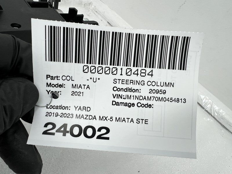 ND6NJ13B081 2019-2023 Mazda MX-5 Miata Steering Column w/ Wiring Harness Assembly 21K Miles
