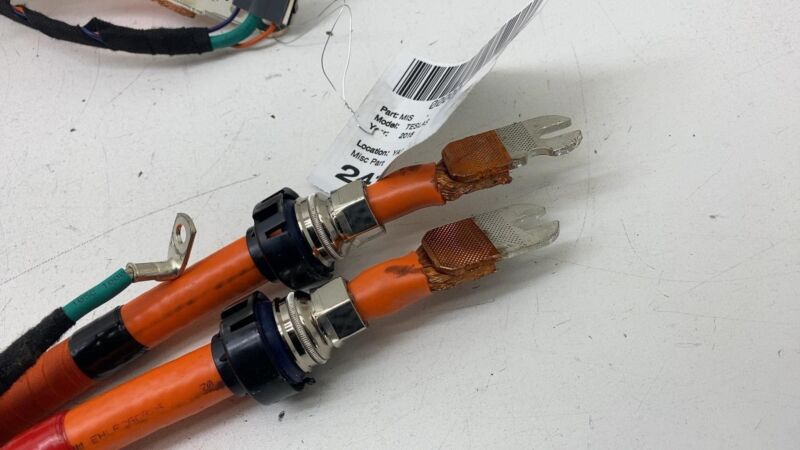 2012-2020 Tesla Model S High Voltage Inlet Charger Cable Wire Wiring Harness OEM