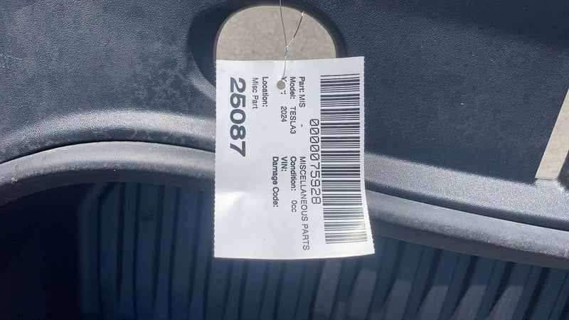 169449500D ⭕ 24-25 Model 3 Front Frunk Tray Bin Cargo Storage Compartment Box 1694495-00-D