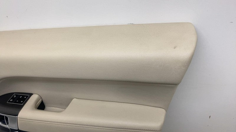 ⭕ 14-17 Range Rover Sport Front Passenger Side Door Panel Trim Cover Cream Right