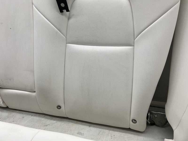 ⭕ 2017-2023 Tesla Model 3 Rear 2nd Row White Leather Seat Upper + Lower Cushion
