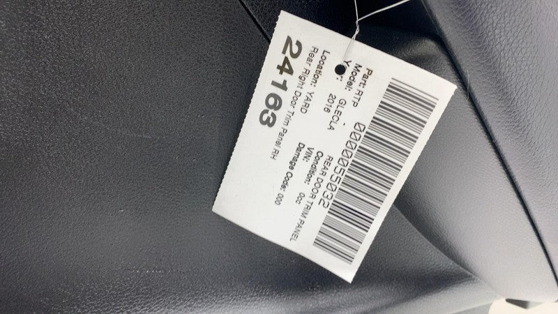 2016-2018 Mercedes-Benz GLE350 Rear Passenger Side Door Panel Trim Cover Right