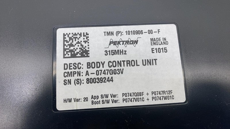 101090600F 2012-2020 Tesla Model S Body Controller BCM Control Module (315MHZ) Assembly OEM