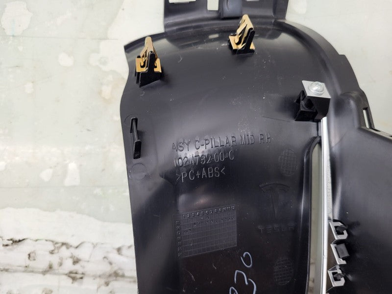 1024730 00 C ⭕ 16-20 Model S Rear Left & Right C-Pillar Middle Trim 1024730-00-C/1024732-00-C