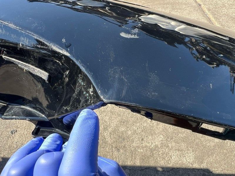 ⭕ 2021-2024 Tesla Model X Rear Bumper Cover Assy w/ Park Sensor Holes Black PBSB