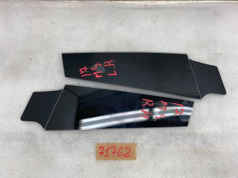 108389900B ⭕ 16-20 Tesla Model S Left & Right B-Pillar Glass Applique & Camera 1092307-00-B