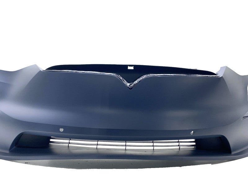 1588184-00-B ⭕21-23 Tesla Model X Front Bumper Cover w/ Foglight Primed Assembly 1588184-S0-A