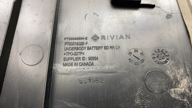 PT00046994 ⭕ 2022-2024 R1T Rear Left Driver Side Underbody Battery Shield Cover PT00046994