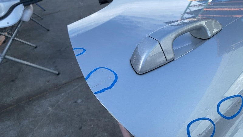 2011-2018 Porsche Cayenne Rear Driver Side Door Shell Panel Left Silver - LX7W