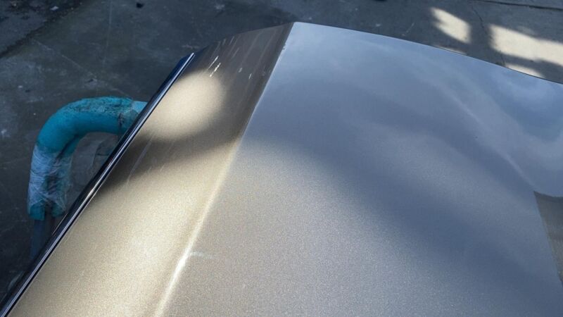 2012-2015 Tesla Model S Rear Passenger Side Door Shell Panel Right RH Brown PPTI