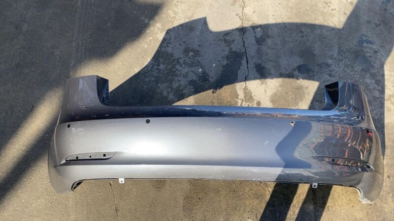 N/A 2017-2022 Tesla Model 3 Rear Bumper Cover w/ Park Sensor Holes Assy Gray - PMNG