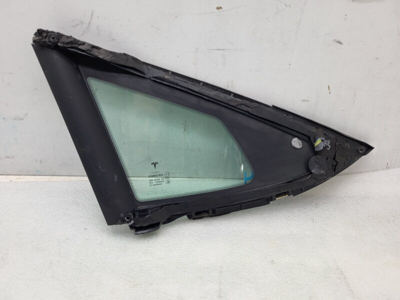 2012-2020 Tesla Model S Rear Passenger Side Quarter Fixed Glass Right Assembly