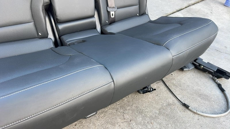 2022-2024 Kia EV6 Rear Left & Right 2nd Row Backseat Bench Seat Perforated Black