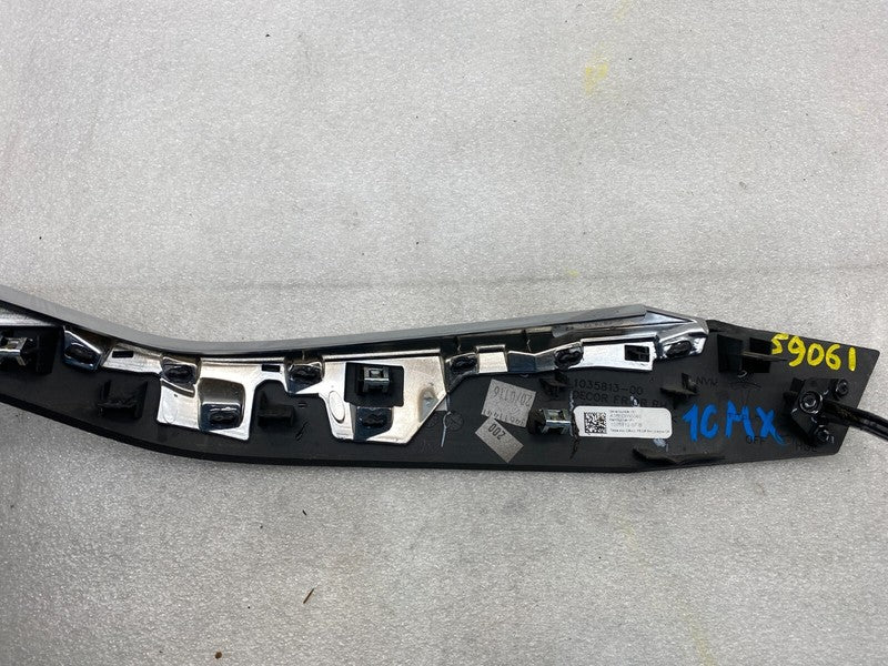1035812 07 B ⭕ 2016-2020 Tesla Model X Front Side Door Decor Trim Obeche Right 1035812-07-B