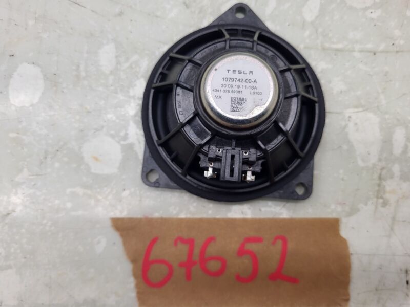 1079742 00 A 2017-2023 Tesla Model S X 3 Y Audio System Speaker Full Range 100MM 1079742-00-A