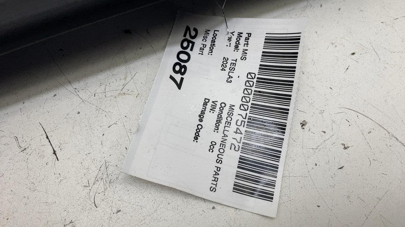 177393400B ⭕ 24 25 Model 3 Left B-Pillar Applique Glass Trim Molding w/ Camera 1711762-00-F