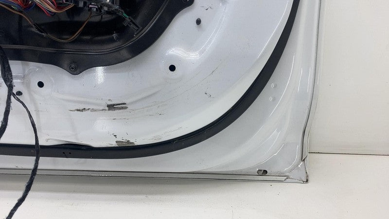 ⭕ 12-15 Tesla Model S Front Passenger Side Door Shell Panel Right Whit