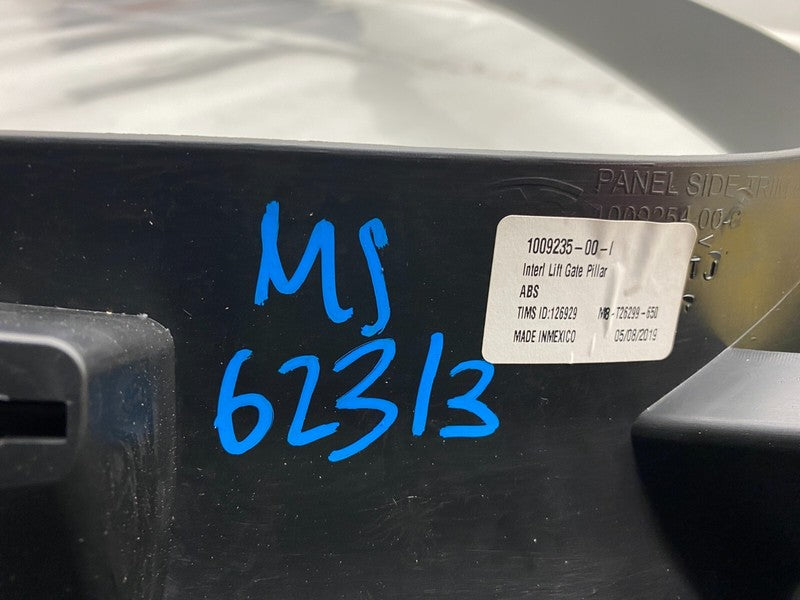 1009234 00 I 12-20 Model S Inner Left & Right + Upper Liftgate Pillar Trim Panel 1009234-00-I