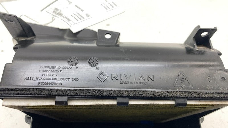 PT00544791D ⭕ 2025 Rivian R1S HVAC A/C Heater Air Intake Inlet Duct Assembly PT00551482-D