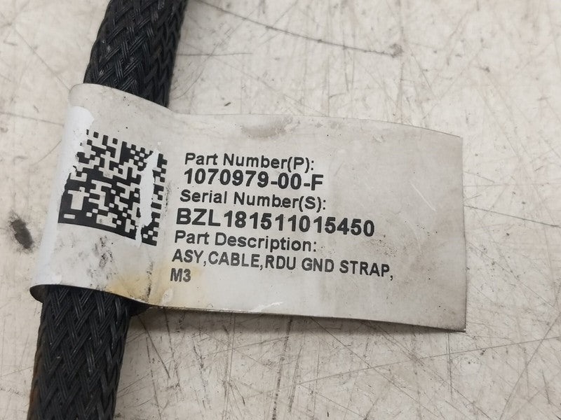1070979 00 F ⭕ 2017-2023 Tesla Model 3 Rear Drive Unit Motor Ground Cable Strap 1070979-00-F