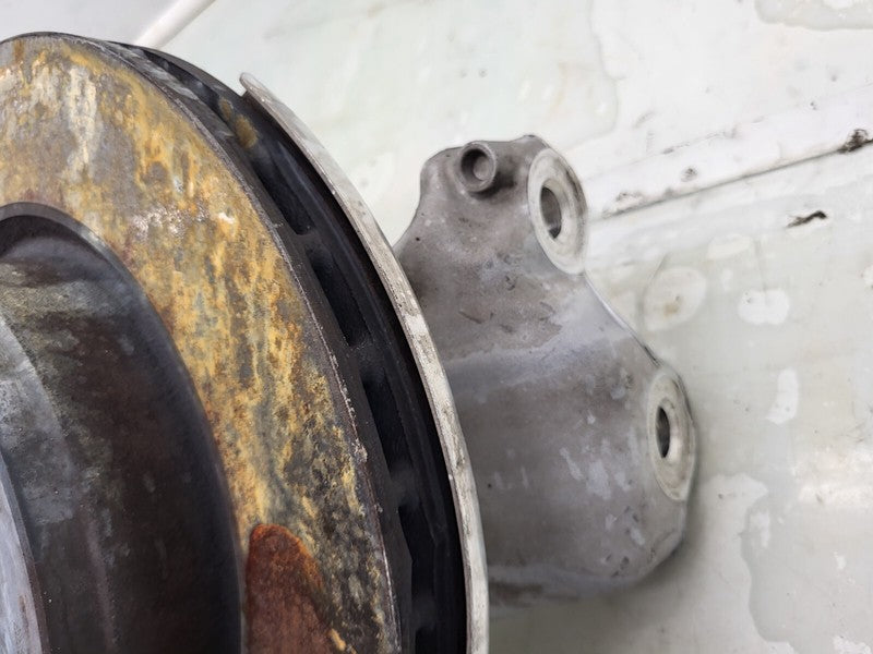 ⭕ 17-23 Model 3 Front Left Spindle Knuckle + Hub + Brake Disc Rotor 10