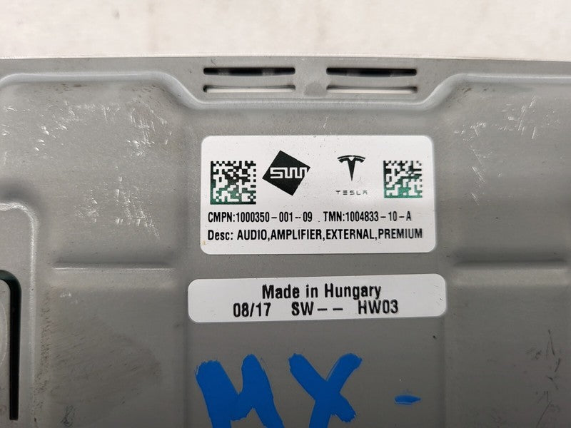 1004833 10 A ⭕ 12-20 Tesla Model S X External AMP Audio Sound System Amplifier 1004833-10-A