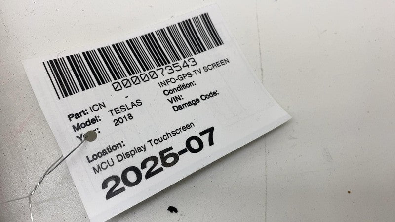 ⭕ 12-20 Tesla Model S MS Touchscreen Display MCU Media Control Unit 10