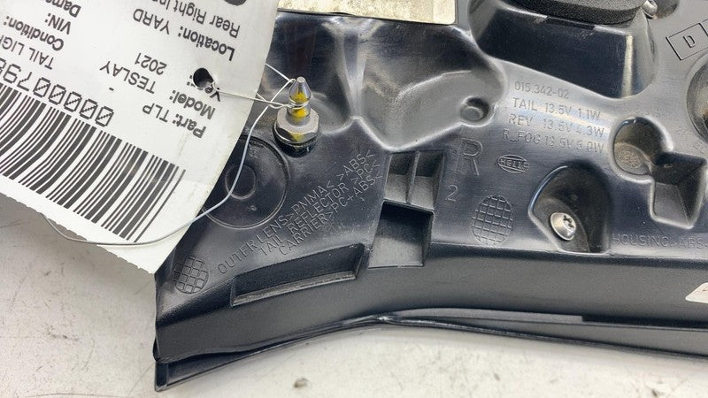 ⭕ 20-24 Model Y Rear Passenger Side Inner Taillight LED Tail Lamp 4-Pi