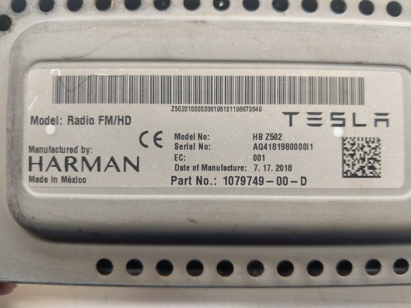 ⭕ 17-20 Model 3 Harman Becker HB Z502 Radio Receiver Control Module 10