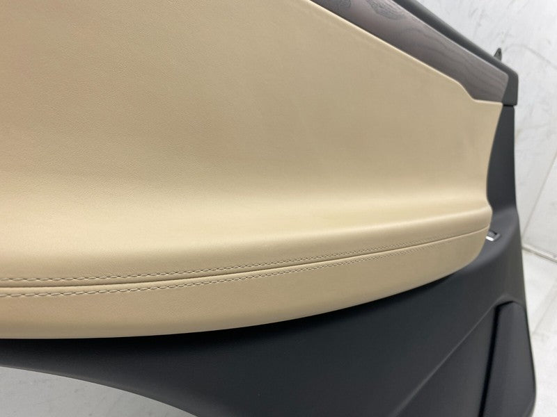 ⭕ 2016-2020 Tesla Model X Rear Left Carrier Door Panel Trim Pad w/ Card Molding