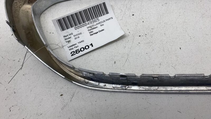 2018 2019 2020 BMW 530e G30 Front Driver Side Bumper Grille Chrome Bezel Left LH