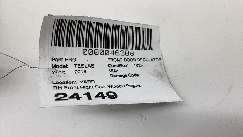 ⭕ 2012-2020 Tesla Model S Front Left Door Window Regulator & Motor 600