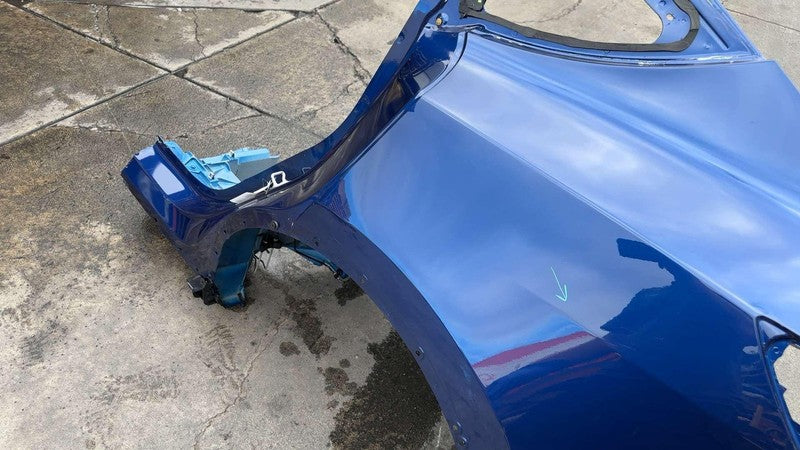 ⭕ 2020-2024 Tesla Model Y Rear Left Quarter Panel Structural Cutout LH Blue PPSB
