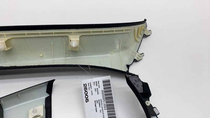 2017-2023 BMW 530e Front & Rear Right A + B + C-Pillar Upper Trim Cove