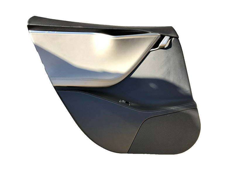 ⭕ 2012-2016 Tesla Model S MS Rear Driver Side Door Panel Trim Card Left Assembly