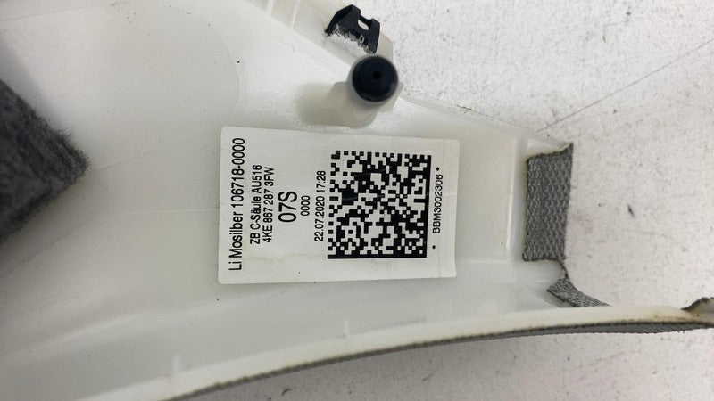 4KE867287 ⭕ 19-23 Audi E-Tron Rear Left Side C-Pillar Upper Quarter Trim Cover 4KE867287