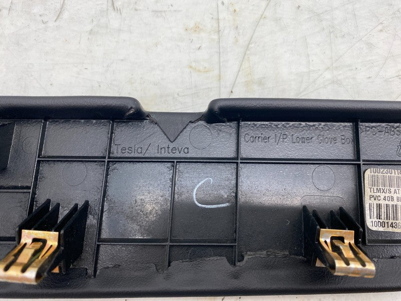 100230200A ⭕ 16-20 Tesla Model X Instrument Panel Lower Glove Box Trim Cover 1002301-14-B