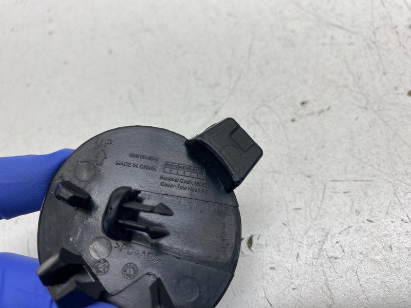 1940191 00 D ⭕ 25-26 Tesla Model Y Front Bumper Tow Hook Trailer Cover Premium 1940191-00-D