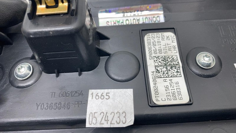 ⭕2022 2023 2024 Rivian R1T Rear Door Sill Scuff Plate Trim Cover Left