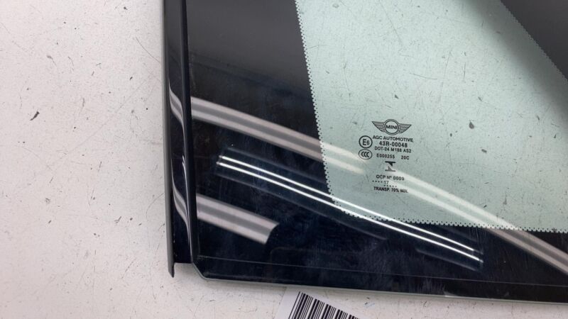 732873 ⭕ 2015-2020 Mini Cooper S Rear Driver Side Quarter Window Glass Left LH Assembly