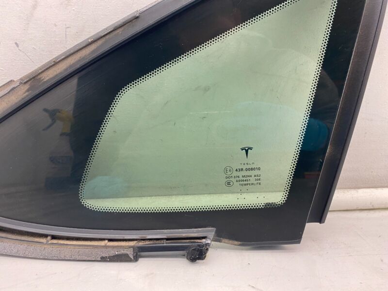 2016-2021 Tesla Model S Rear Passenger Right Quarter Window Glass RH 43R-008010