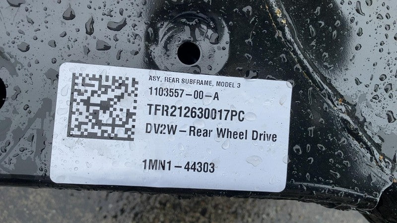 ⭕ 17-23 Tesla Model 3 Rear Suspension Subframe Cradle Crossmember 1103